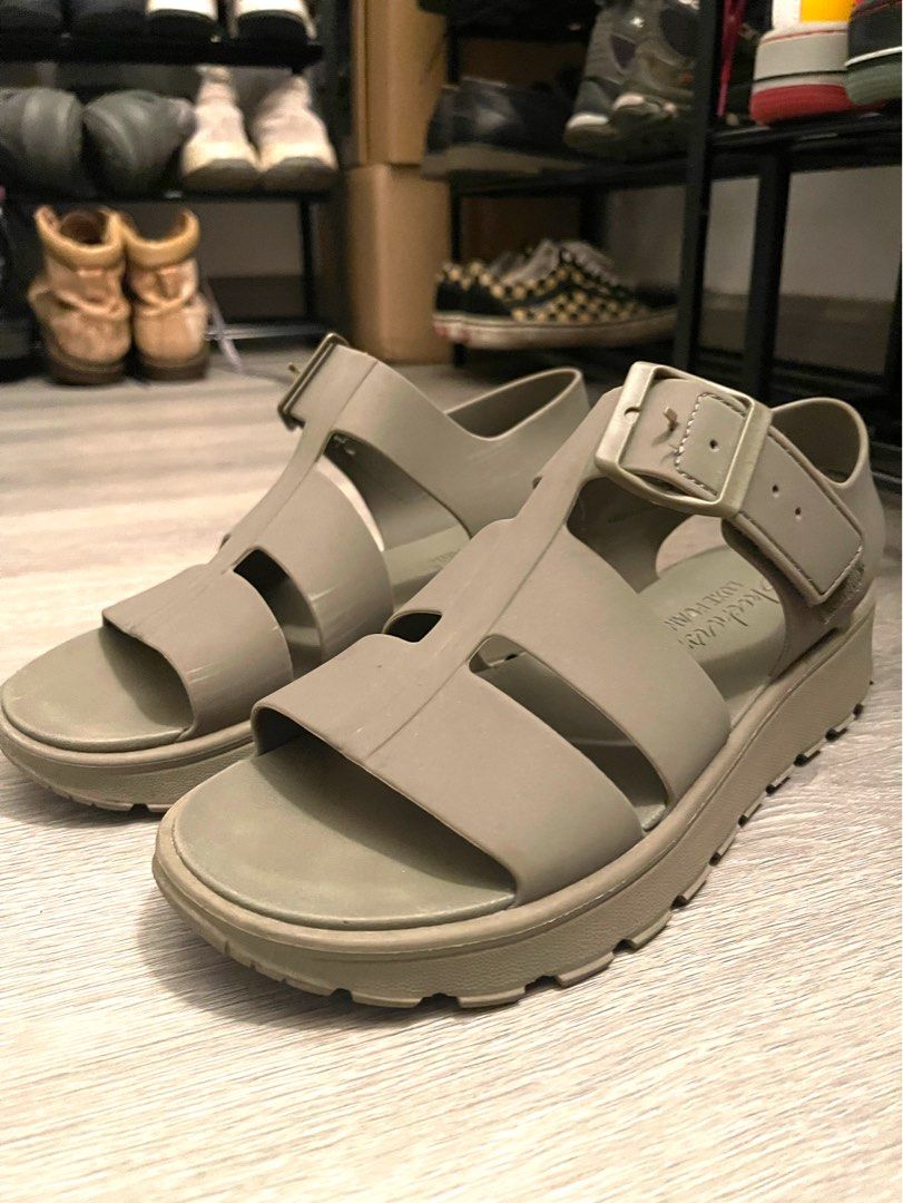 Skechers store silver sandals