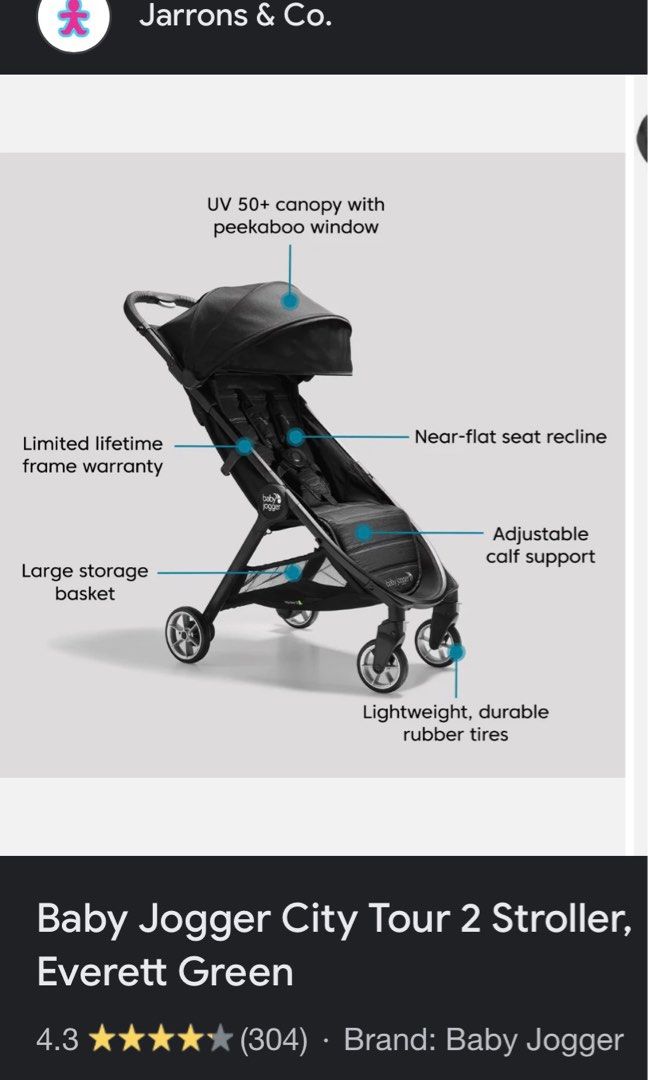 City select stroller warranty store