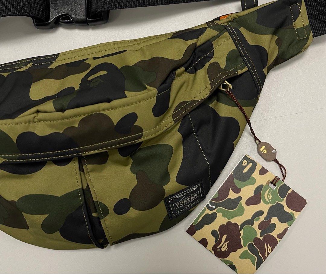 Bape x porter waist bag top
