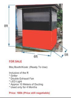 BBQ Booth with Griller/Kiosk