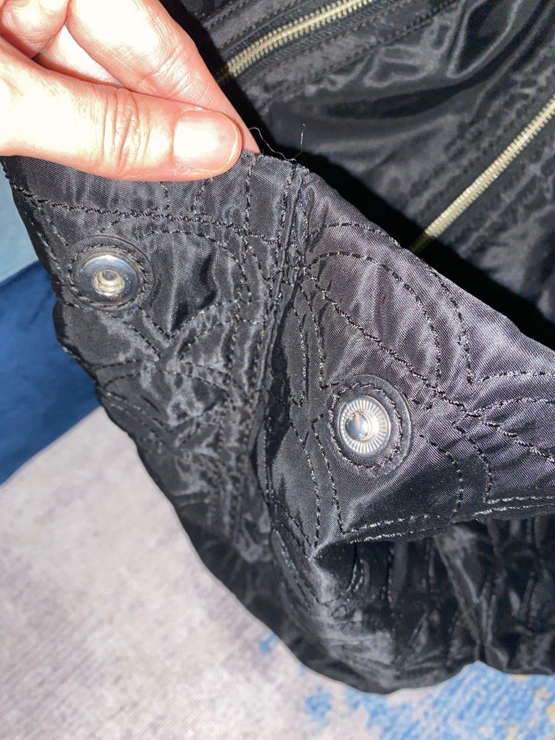 Black quilted Marc Jacobs expandable tote bag Luxury Bags