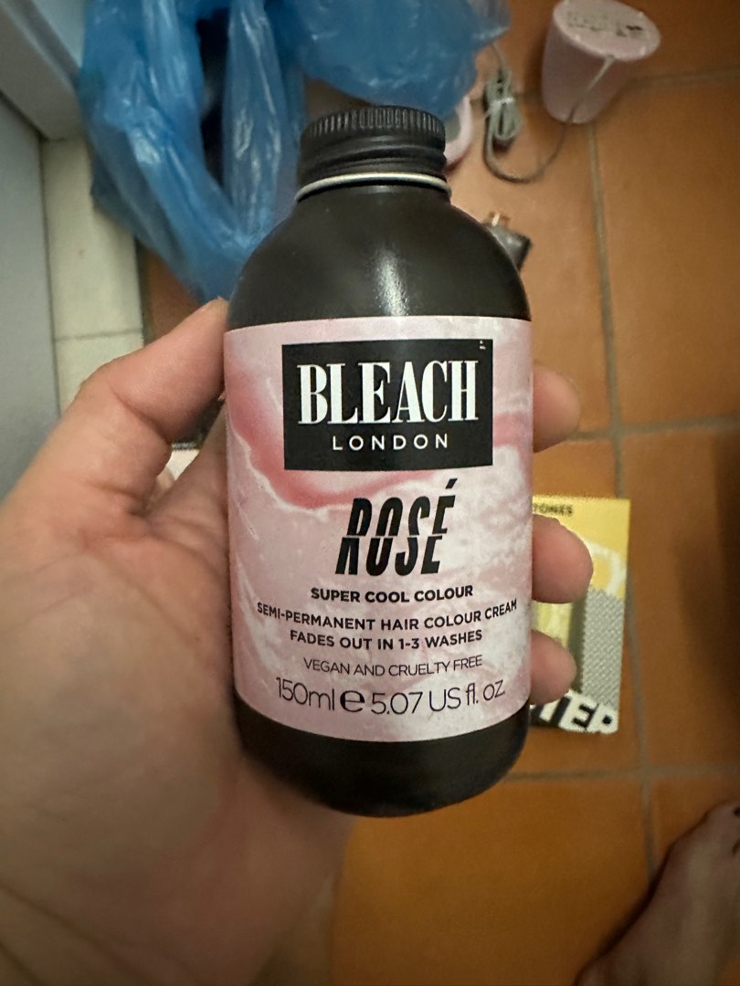 Bleach London Hair Dye Rose 150ml, Beauty & Personal Care, Hair on
