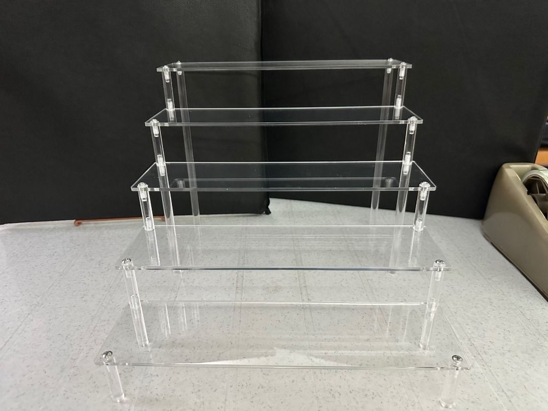 BN acrylic transparent 5 tiers product display cpcm figurine disney 100