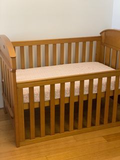 Boori madison cot bed new arrivals mattress