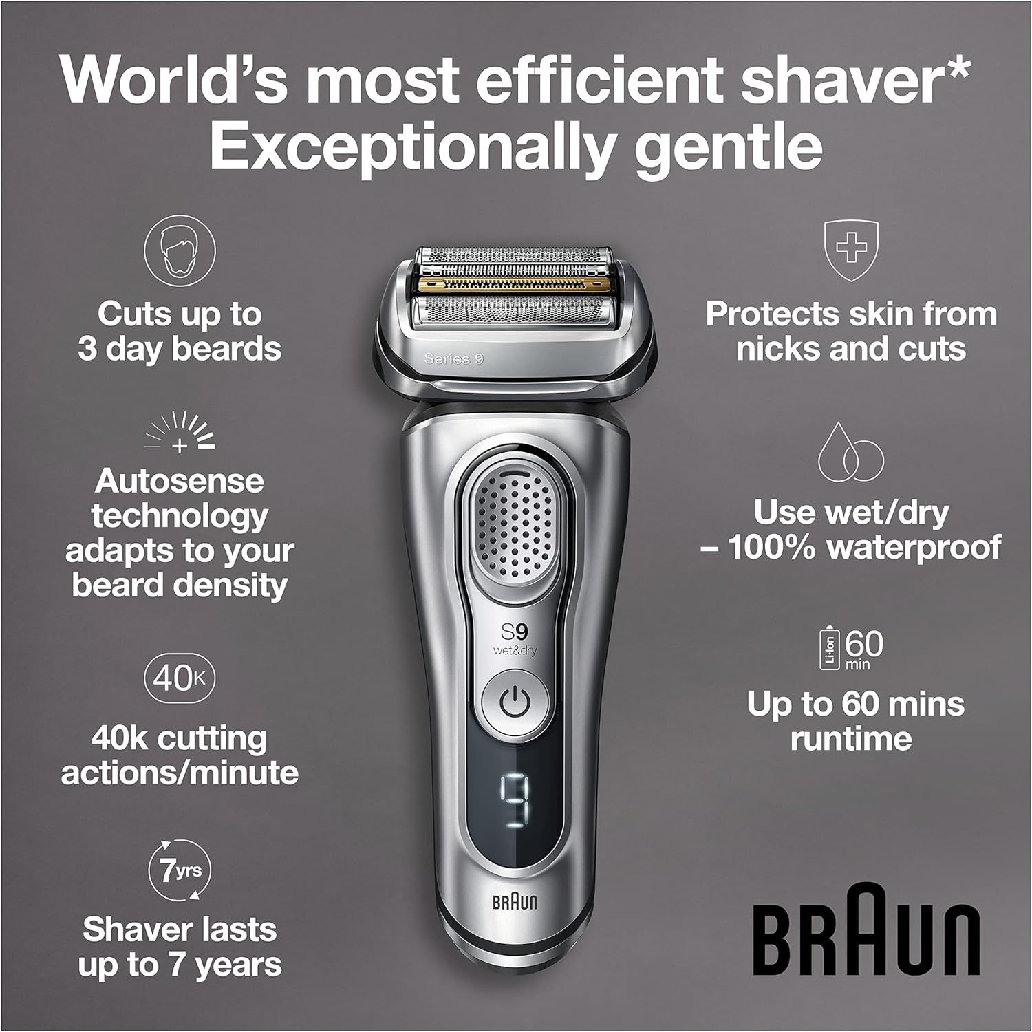 Electric grooming razor top