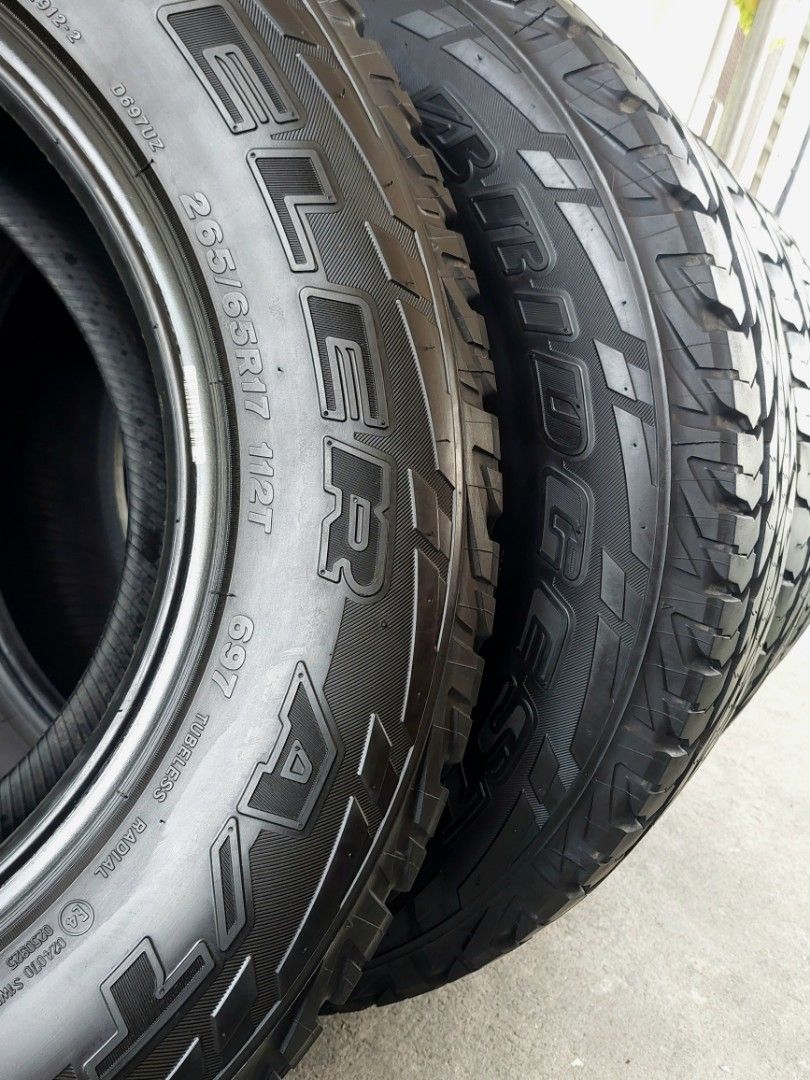 Bridgestone Dueler 697 AT All Terrain Tires 265 65 17 for SUV fortuner ...