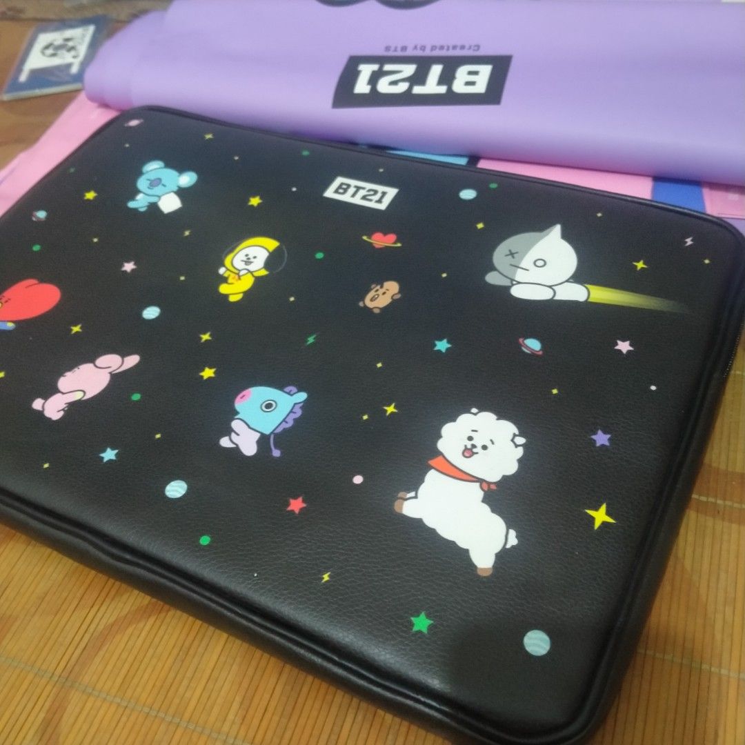 BT21 Laptop Sleeve Case, K-Wave di Carousell - Main Image
