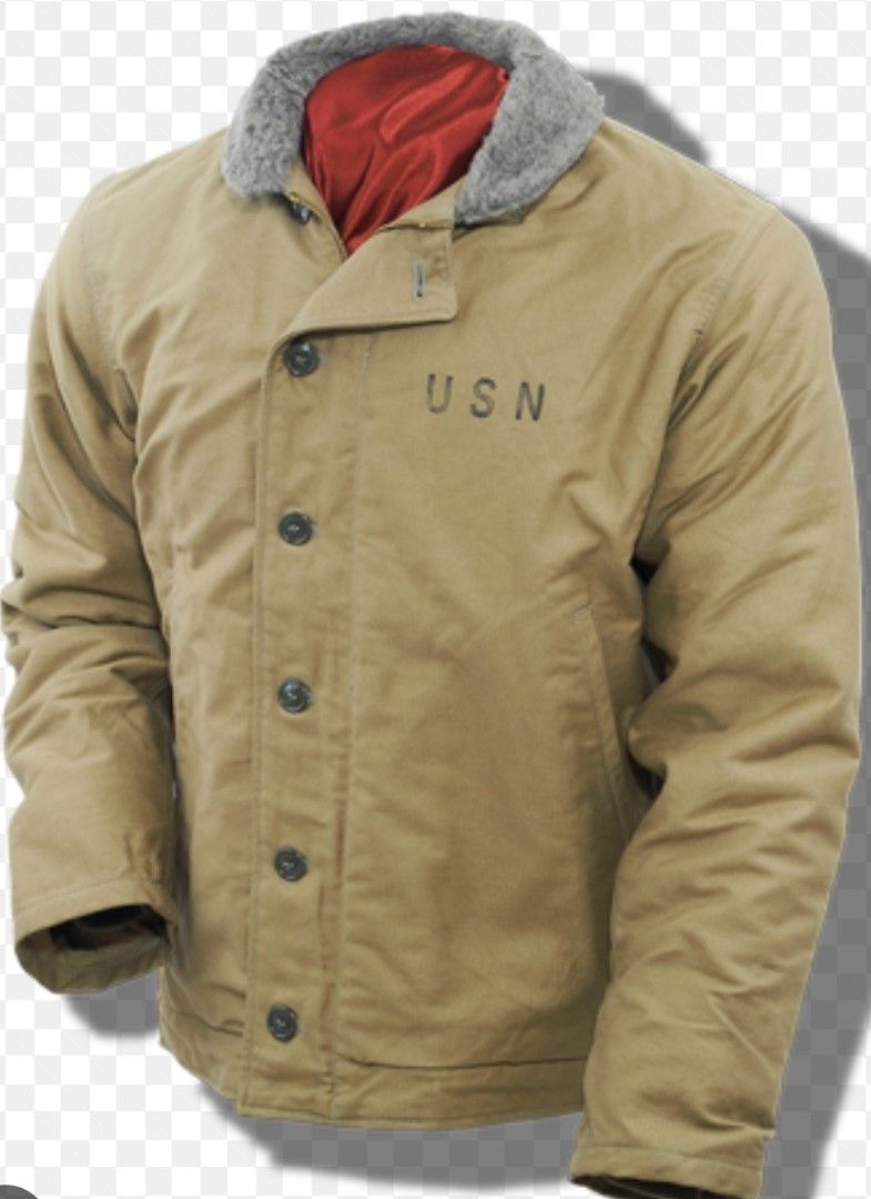 BUZZ RICKSON DECK JACKET (Category: Coats, Jackets and Outerwear) located in Singapore. Submitted by desagogo (Listing ID 1265550129, Image 1). Description: Like new well kept winter deck jacket. Got in Japan. Clearing wardrobe. Size 38. fits like a M. Welcome to try..