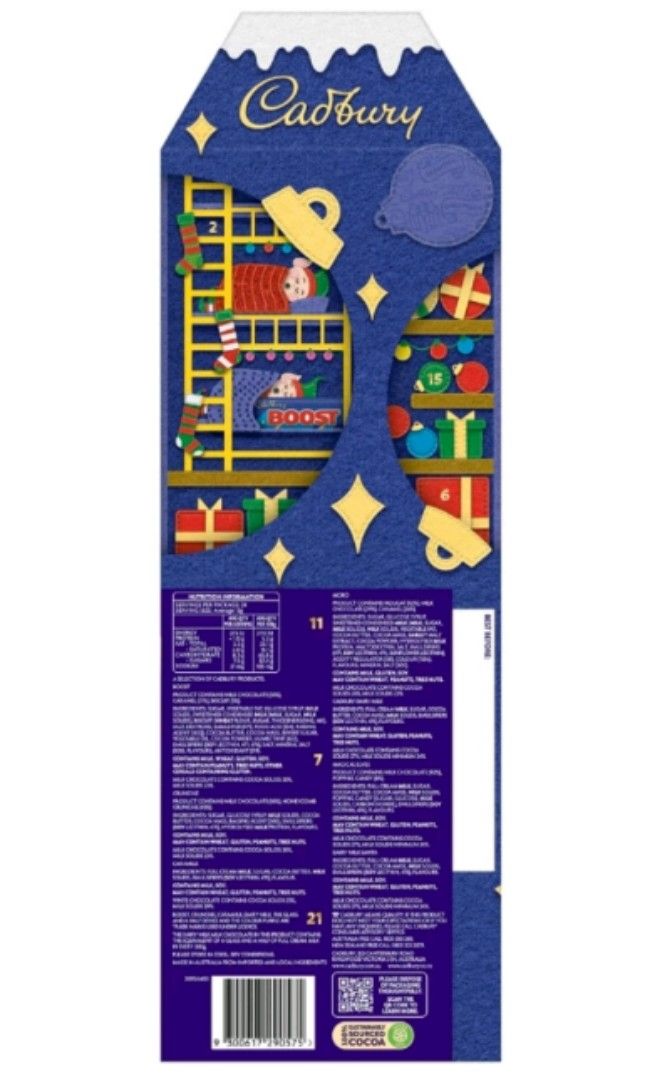 Cadbury Advent Calendar 312grams Christmas Gift, Food & Drinks, Gift