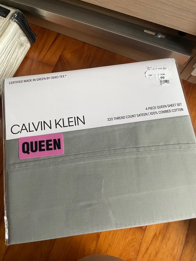 Calvin klein 320 thread store count combed cotton sheets