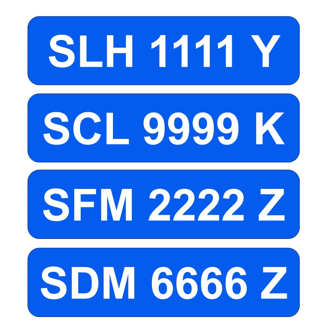Car Number Plate for Sale: 1111, 9999, 2222, 6666, Car Accessories, Car ...