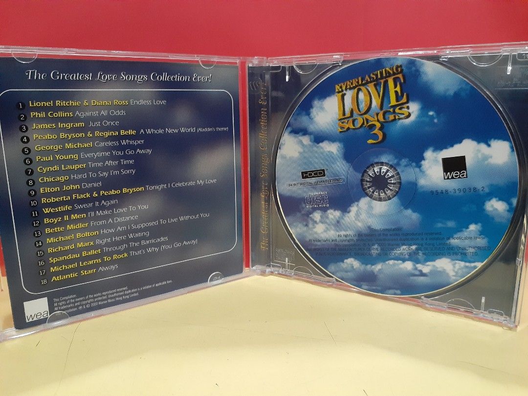 (CD) Everlasting Love Songs 3, Hobbies & Toys, Music & Media, CDs