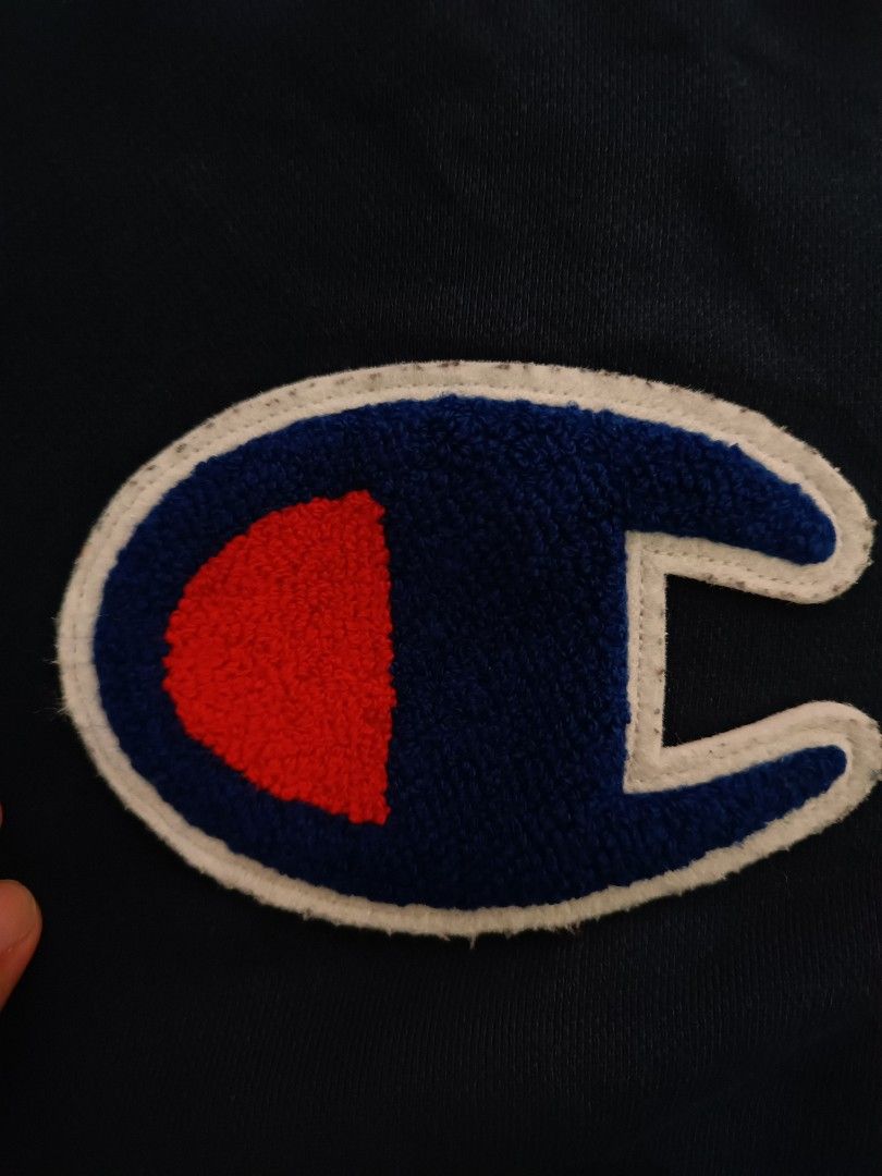Champion sweater fake sales vs real 89