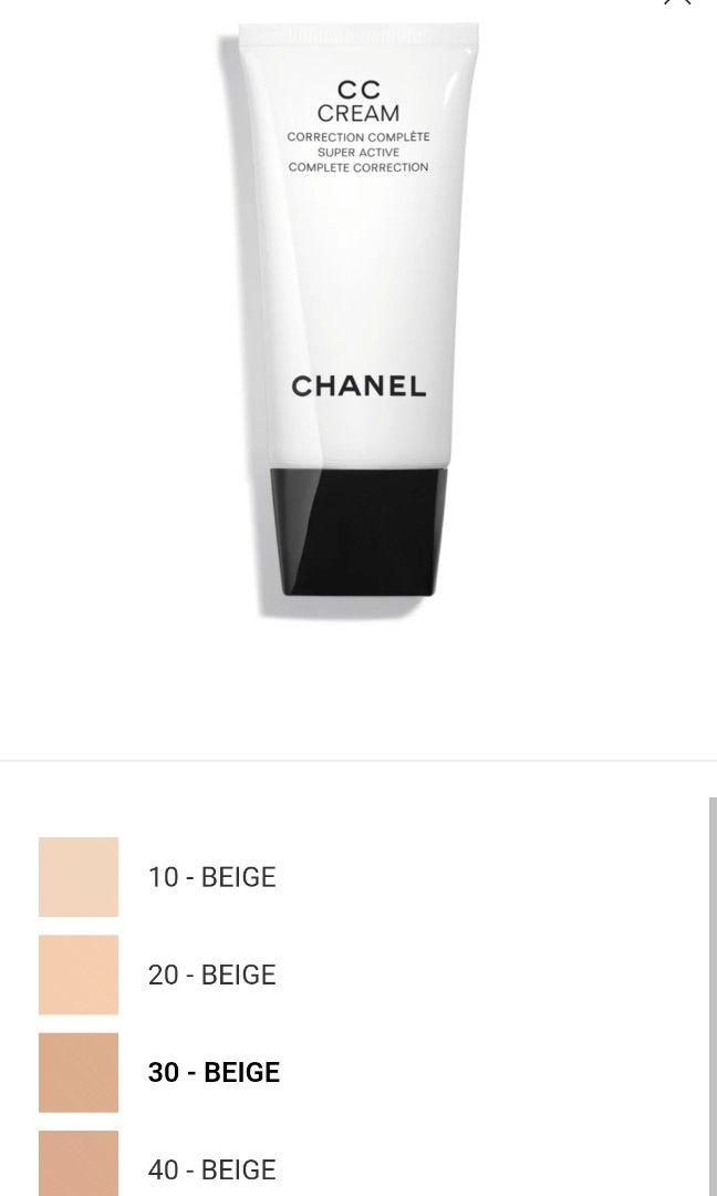 Chanel CC Cream in 30 Beige, Beauty & Personal Care, Face, Makeup on  Carousell