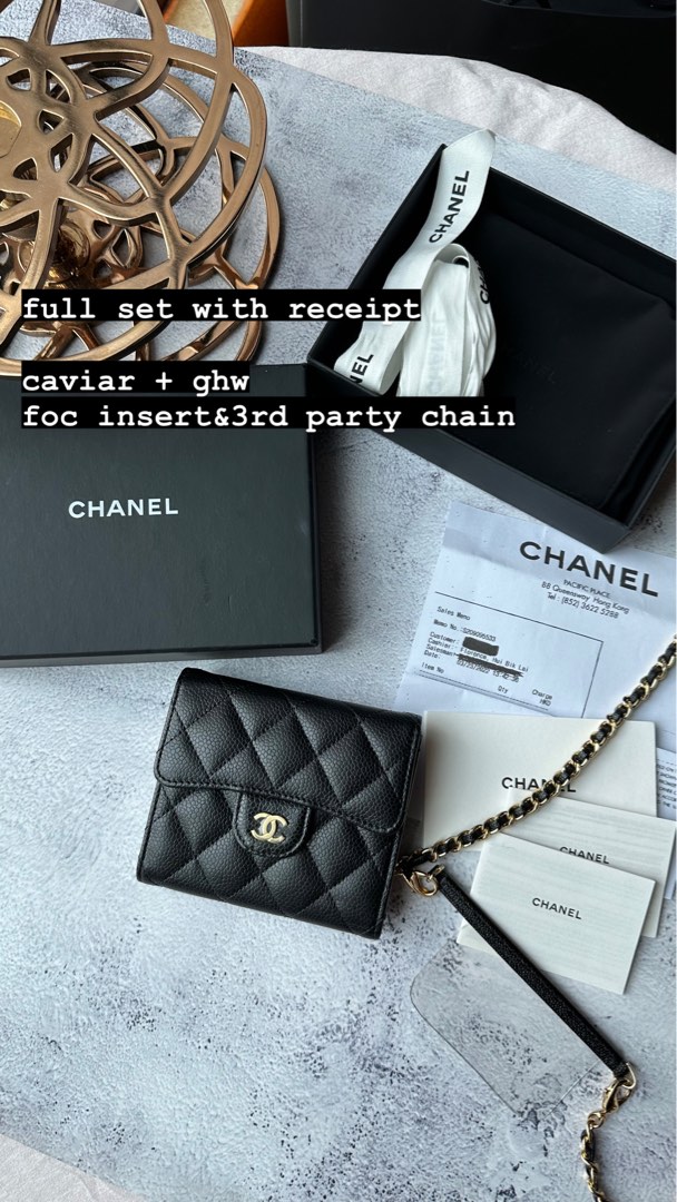 Chanel shop cf wallet