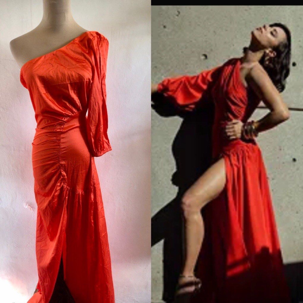 Chic Me on Instagram: “Never underestimate your charm.⁠ ⁠ Product featured:  Solid Off Shoulder Fold-Ov… | Long sleeve mini dress, Short cocktail dress,  Off shoulder