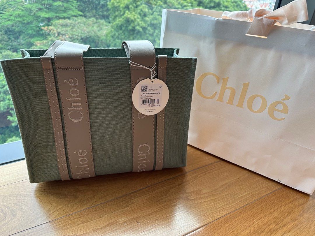 Chloe Woody Tote medium Luxury Bags Wallets on Carousell