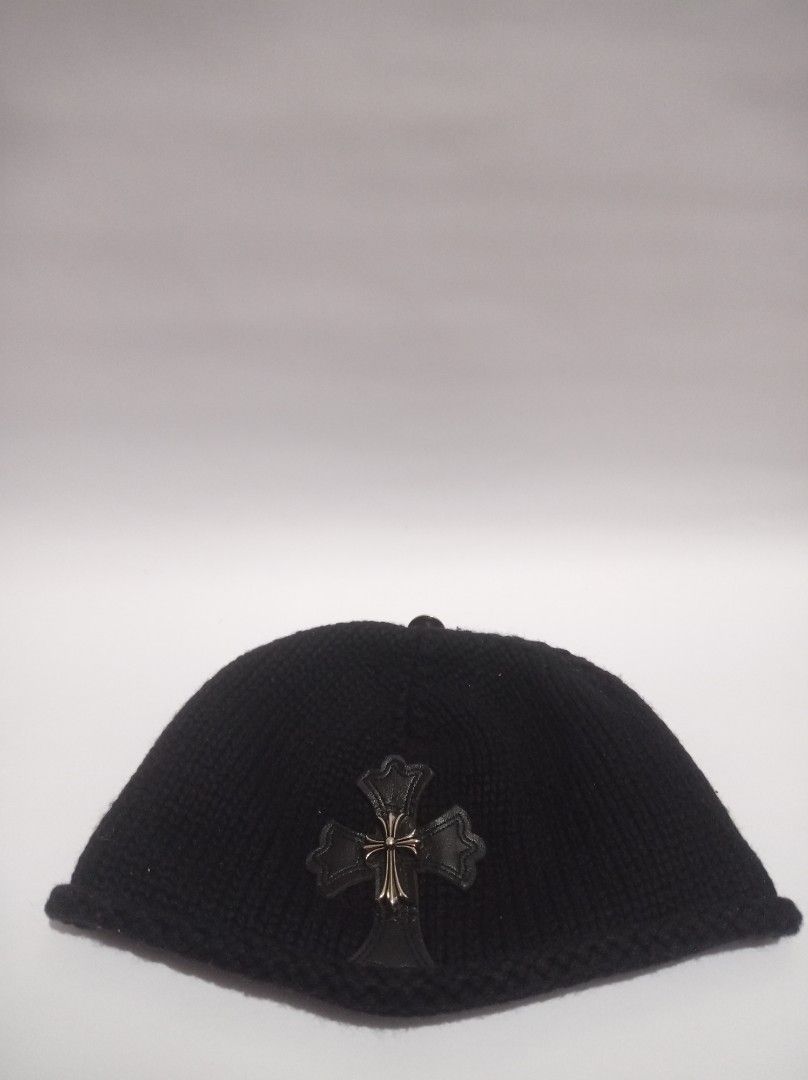 Chrome Hearts Leather Patch Beanie