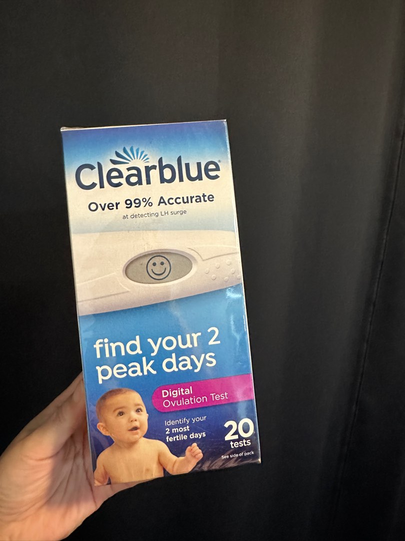 Clear blue ovulation test kit (20tests) Health Nutrition Medical