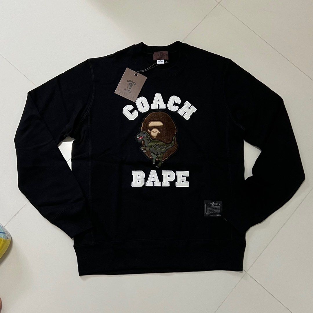 Coach Bape Sweater, Men's Fashion, Coats, Jackets and Outerwear on