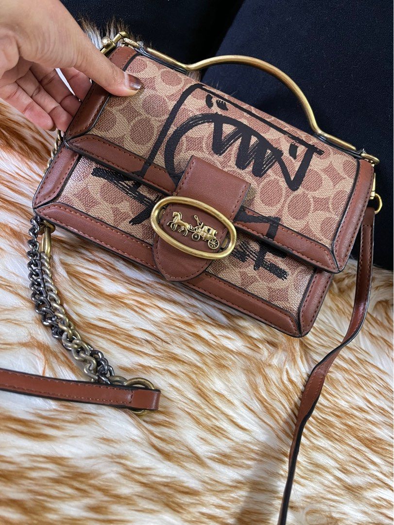 Coach riley shoulder clearance bag