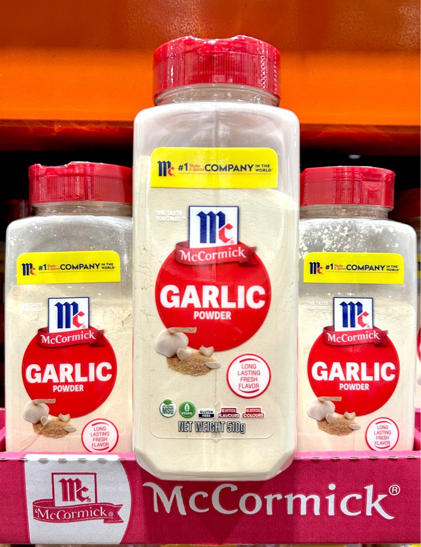 Costco好市多 McCormick 味好美 香蒜粉 510公克 Garlic Powder, 食物和飲料, 調味料在旋轉拍賣