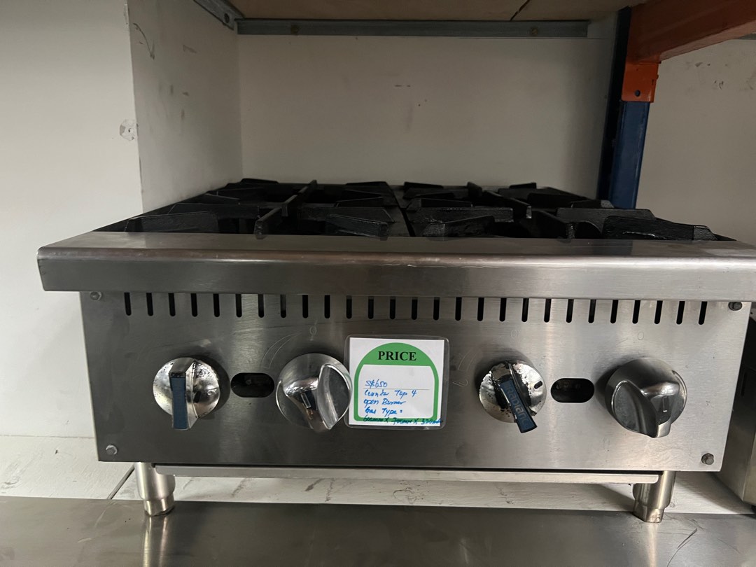 Counter Top 4 Open Burner/ Gas 4 Hob Cooker, TV & Home Appliances
