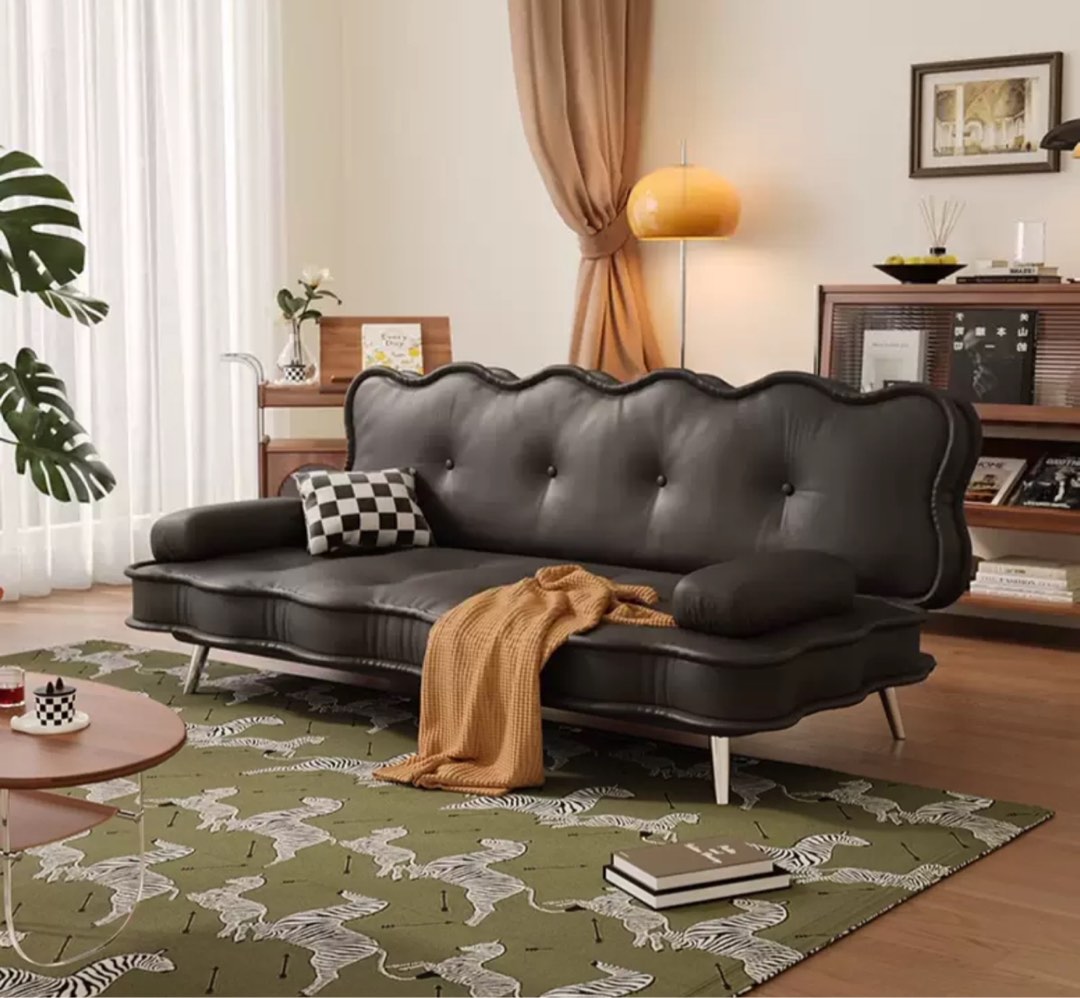COVOT Modern Leather Sofa Bed, Furniture & Home Living, Furniture