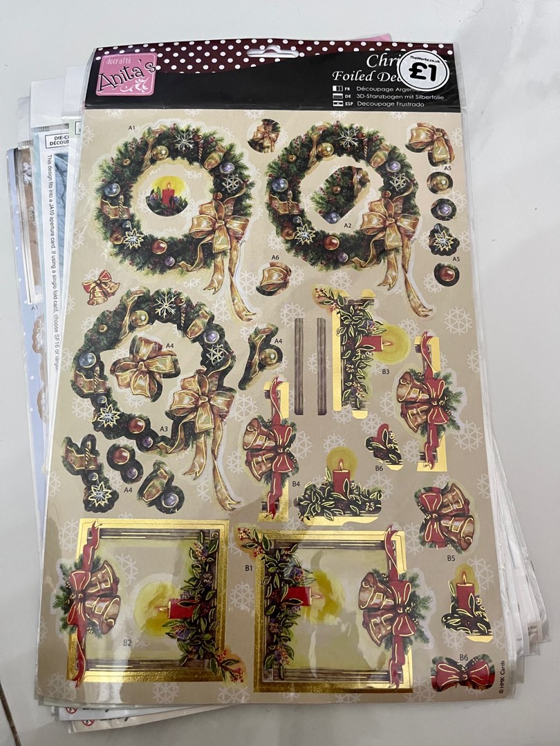 Decoupage stickers take all, Hobbies & Toys, Stationary & Craft