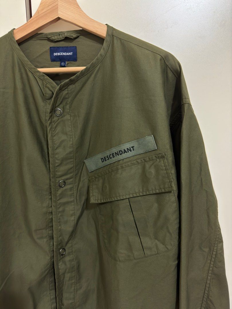 Descendant Remnants Moleskin LS Shirt 軍綠色