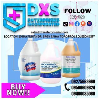 DISINFECTANT HUMIDIFIER/FOGGING AND BLEACH