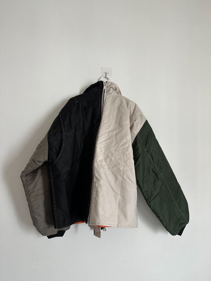 di)vision Bomber Jacket 高けれ ブラック021SS22-1