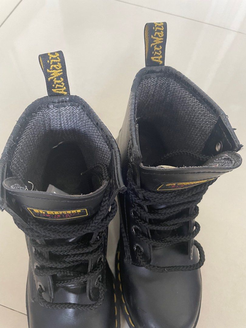 Dr. Martens steel toe Women s Fashion Footwear Boots on Carousell
