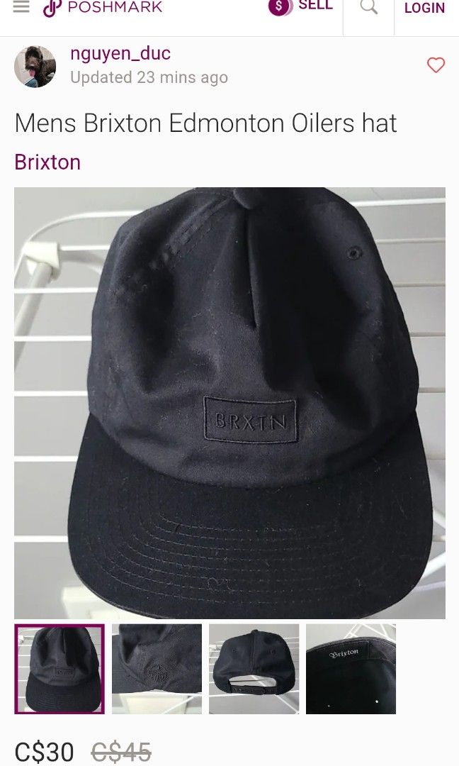 Brixton oilers hat store