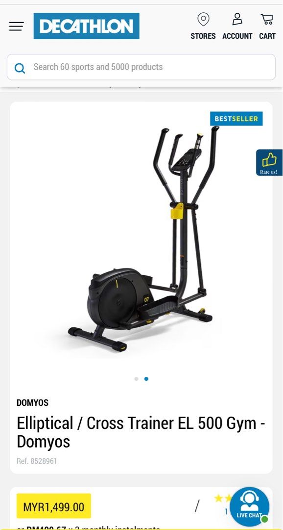 Domyos sales eliptica 500