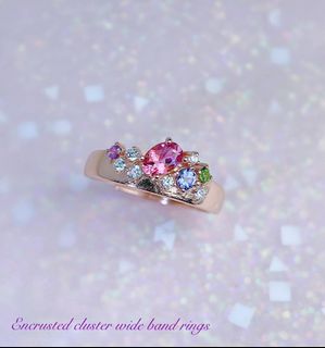 S925 silver gemstones Rings Collection item 1