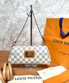 tas clutch Louis Vuitton Eva Damier Ebene 2008 GHW Clutch