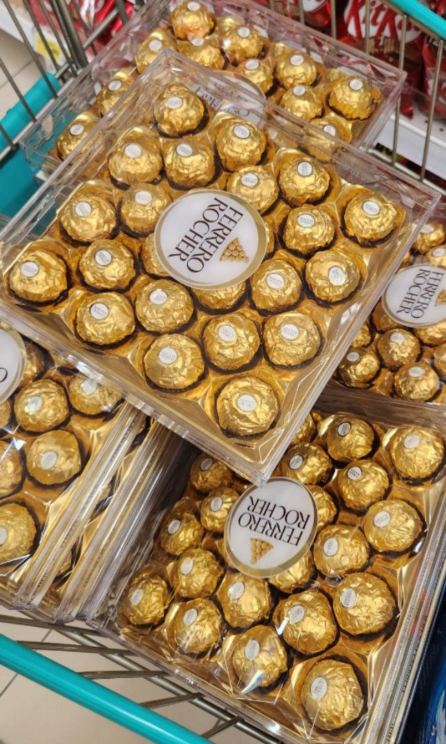 Ferrero Rocher Chocolate Ball 24 pcs, Food & Drinks, Packaged & Instant