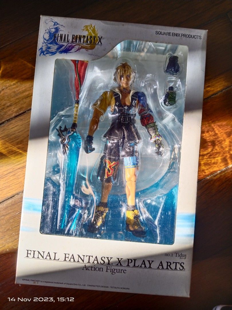 Figurine Tidus Final Fantasy Playarts – Édition Limitée, Super Détails, Article De Collection