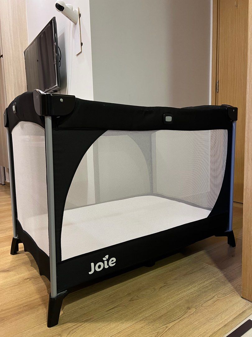 Full Set Joie Playpen with AntiFungal Mattress, Babies & Kids, Baby