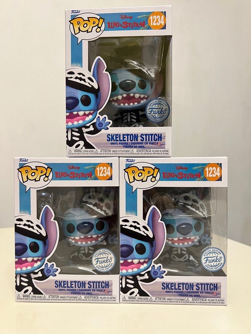 Skeleton Stitch Special Edition 1234 Figure, Disney Lilo & Stitch Figure