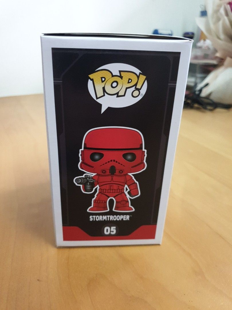 Funko Pop Star Wars Red Stormtrooper, Hobbies Toys, Toys Games