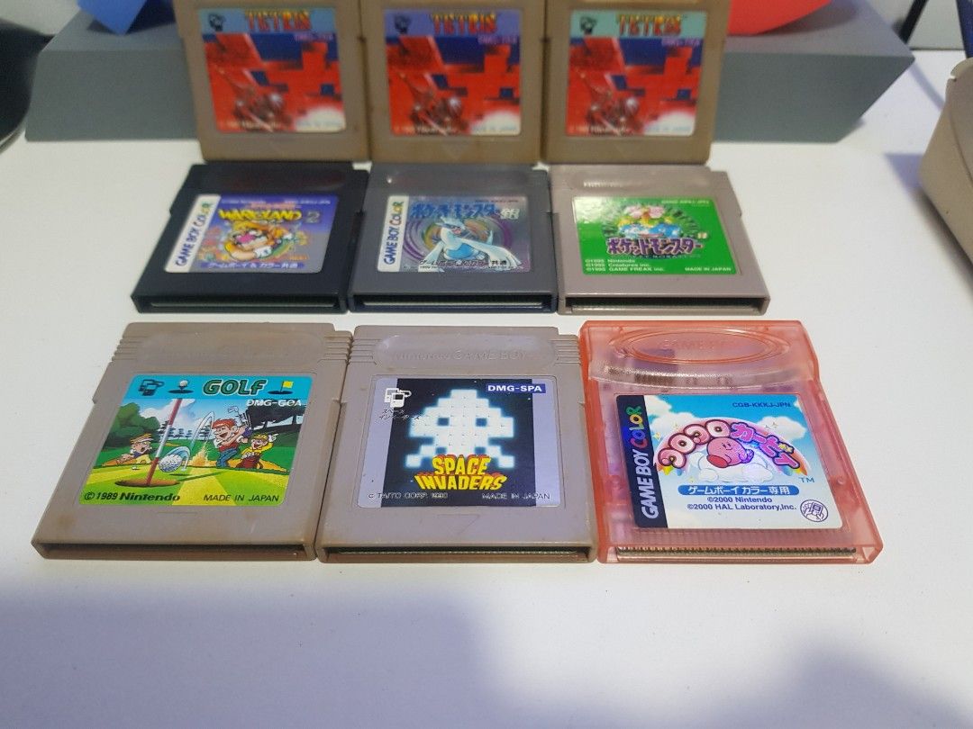 Used Gameboy Carts Gameboy Cart Games, Video Gaming, Video Games, Nintendo on Carousell