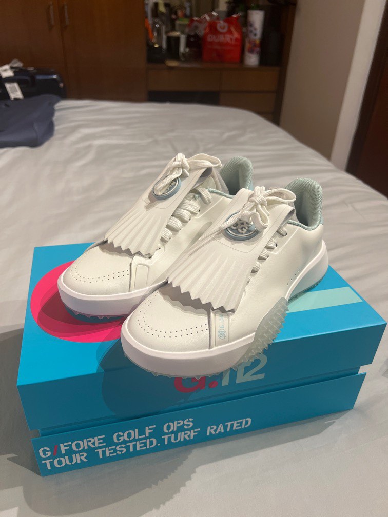 Ladies leather golf discount shoes