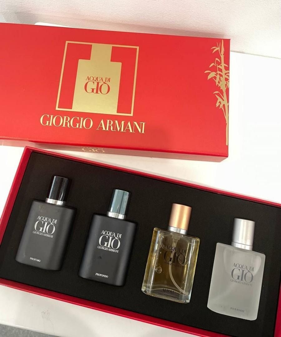 GIORGIO ARMANI ACQUA DI GIO SET 4IN1 RED BOX 4X30ML Beauty