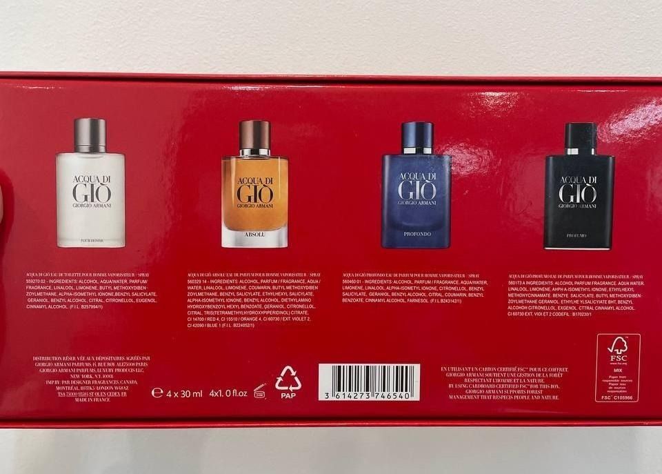 Acqua di 2025 gio red
