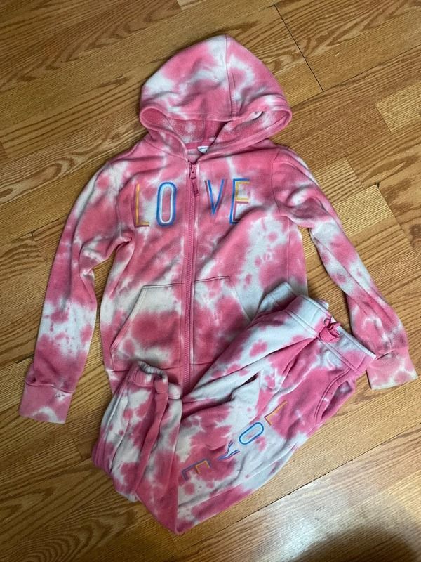 Girls hoodie clearance set