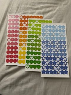 glittery letter stickers from South Korea bullet journal journaling