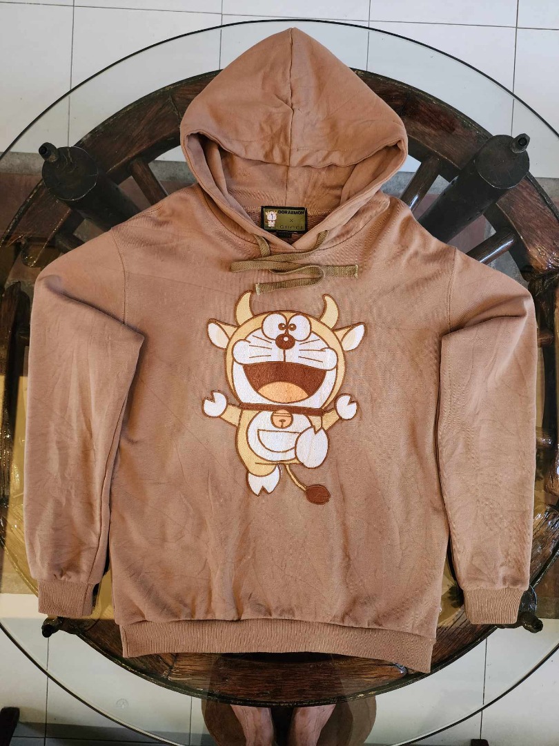 Gucci x Doraemon Brown Hoodie Jacket