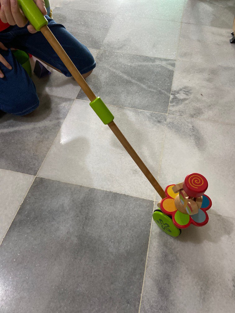 HAPE push and pull Dancing Butterflies, Babies & Kids, Infant